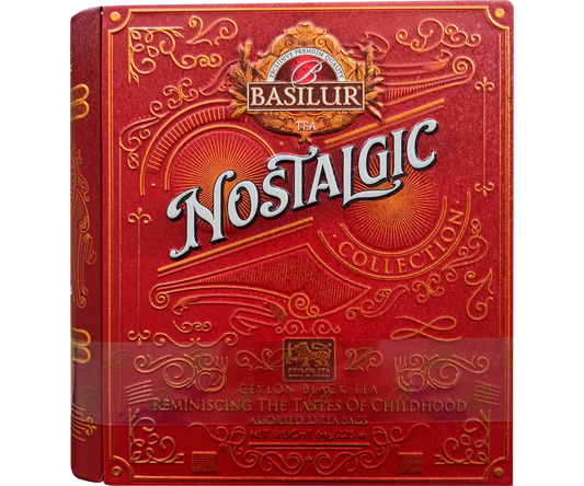 Libro té negro dulces surtido Nostalgic 32 bolsitas - Basilur