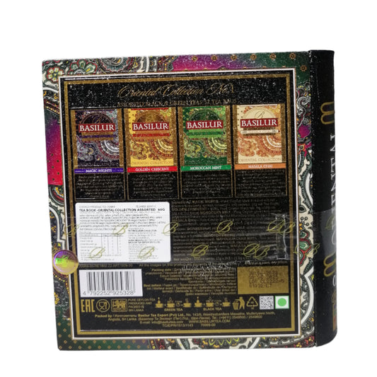 Libro té negro especiado surtido Oriental 32 bolsitas - Basilur