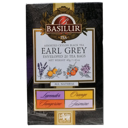 Té negro y bergamota surtido Earl Grey 20 bolsitas