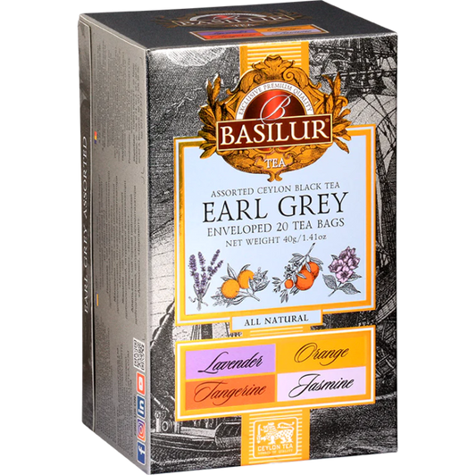 Té negro y bergamota surtido Earl Grey 20 bolsitas