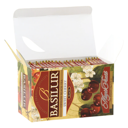 Té negro con sabor a cereza Sweet Cherry 25 bolsitas