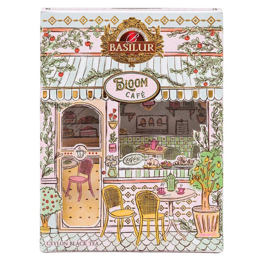 Cafetería con té negro y berries Bloom Café Berry Twist 75 gramos de té en hoja