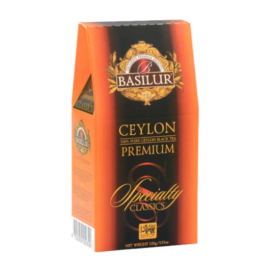 Té negro tradicional Ceylon Premium 100 gramos de té en hoja