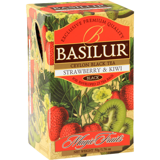 Té negro frutal Strawberry y kiwi 25 bolsitas
