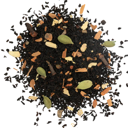 Lata con té negro chai Linea Orient, Masala Chai 100 gramos de té en hoja