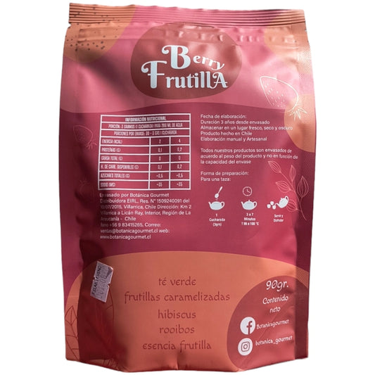 Té verde Berry Frutilla - Botánica Gourmet