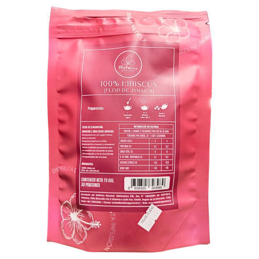 Infusión en hojas Flor de Jamaica 70 gramos