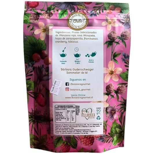 Infusión frutal Frutos Rojos 90 gramos de infusión en hoja