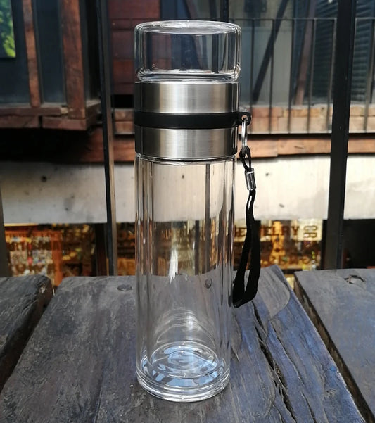 Botella infusora doble fondo
