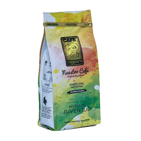 Café de grano Colombia Natural Notas de Juventud 340 gramos