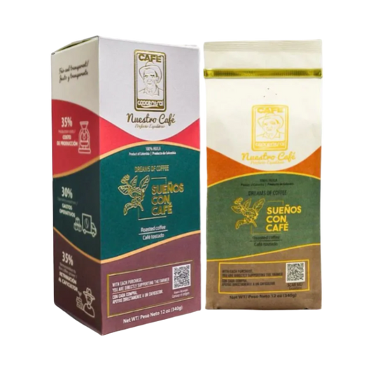 Café molido Colombia Lavado Sueños con Café 340 gramos