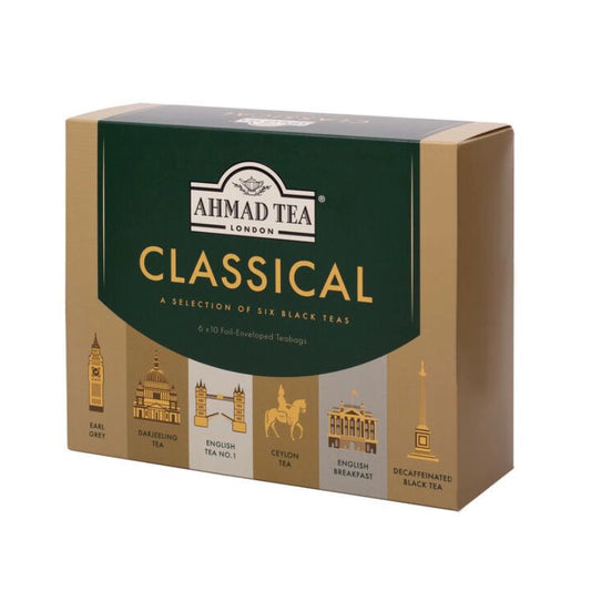 Caja té negro surtido Classical 60 bolsitas - Ahmad Tea