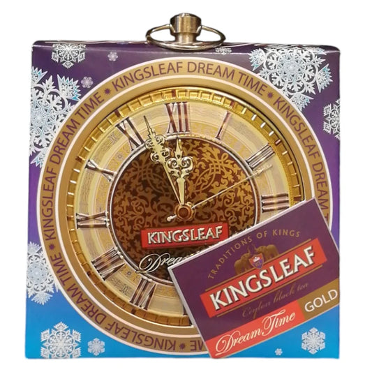 Lata con té negro reloj dorado 30 gramos - Basilur