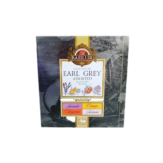 Té negro y bergamota surtido Earl Grey 40 bolsitas