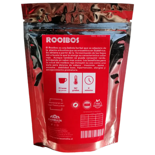 Rooibos en hoja 50 gramos – Camellia Tetería