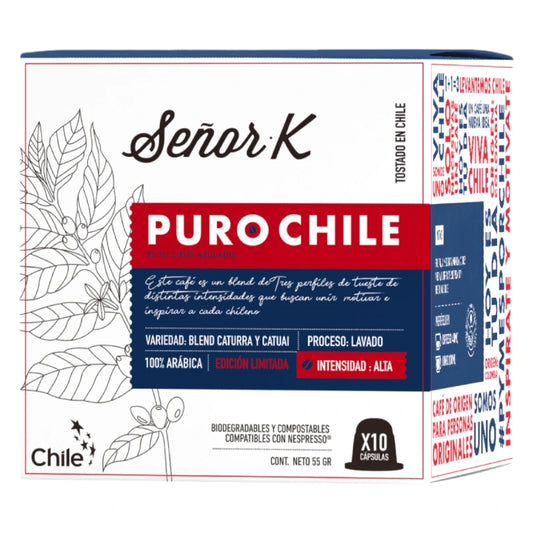 Café Puro Chile cápsulas Nespresso – Señor K