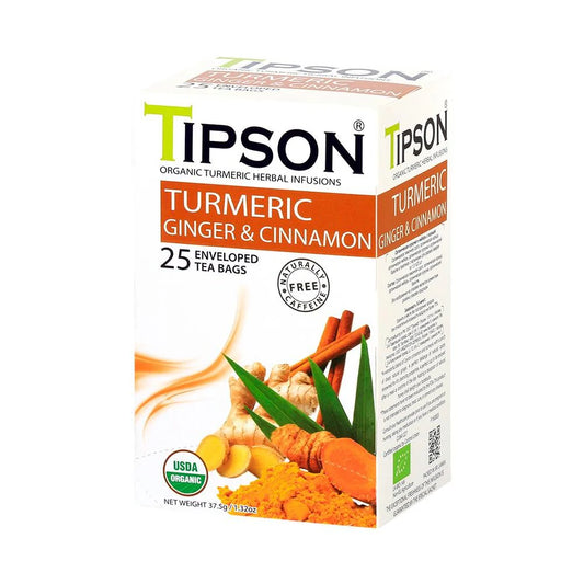 Infusión curcuma jengibre canela – Tipson