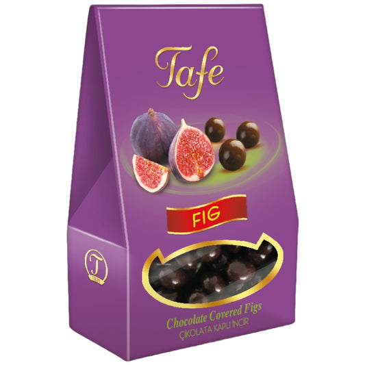Delicia turca de higo bañada en chocolate