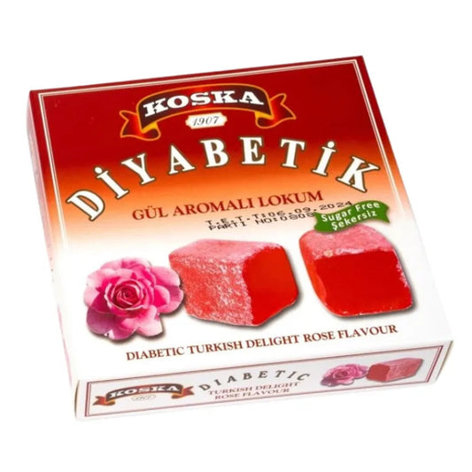 Delicias Turcas de rosas sin azúcar Diyabetik 250 gramos