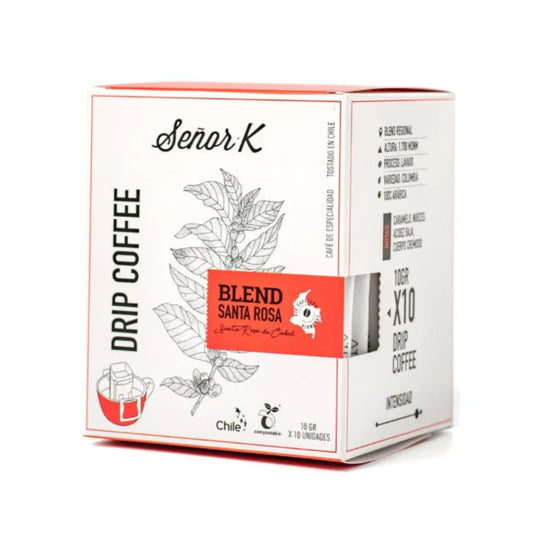Drip de café Colombia Lavado Santa Rosa 10 Bolsas