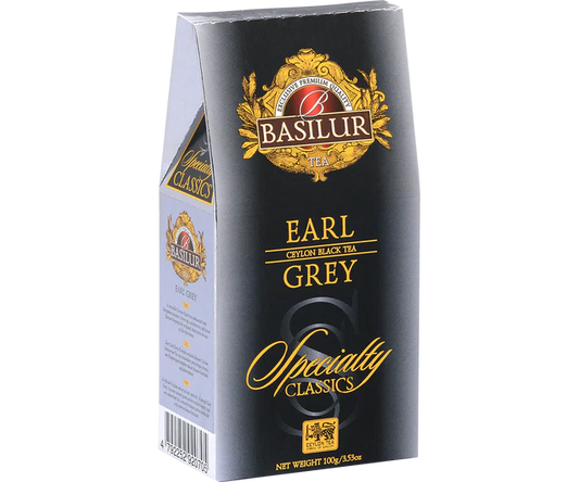 Té negro Earl Grey estuche 100 gramos - Basilur