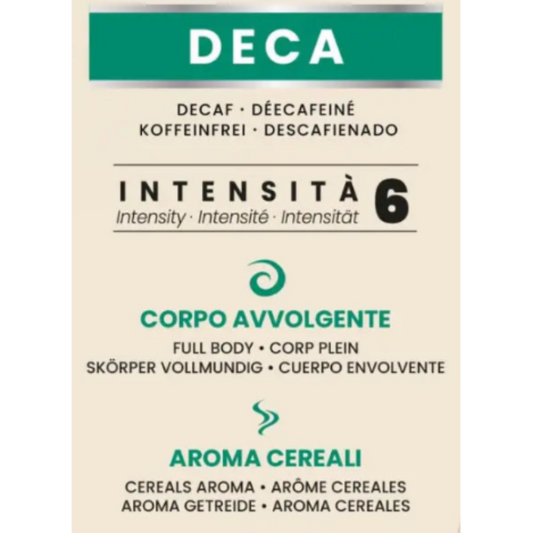 Cápsulas Nespresso de café italiano Deca 10 unidades
