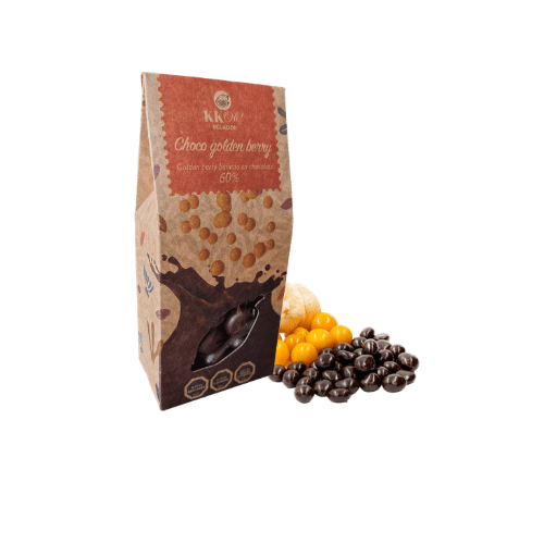 Grageas de golden berrys bañadas en chocolate 100 gr - Kkoh