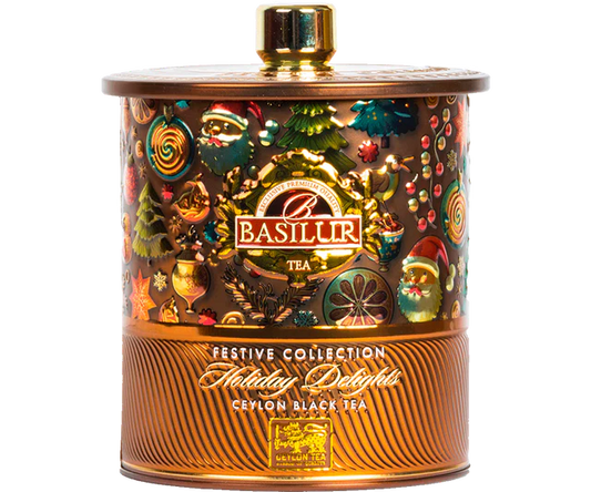 Té negro Holiday Delights lata 75 gramos - Basilur