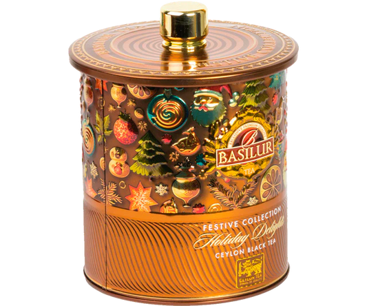 Té negro Holiday Delights lata 75 gramos - Basilur