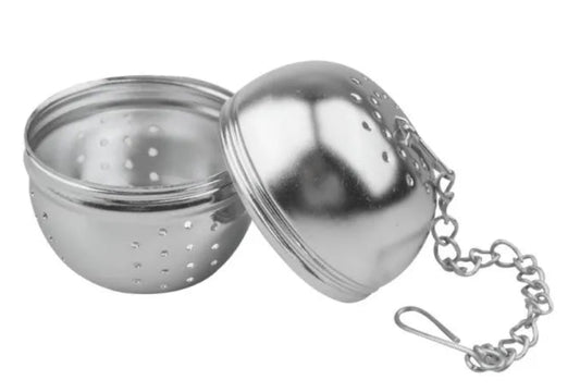 Infusor de aluminio de bola rosca para hacer infusiones