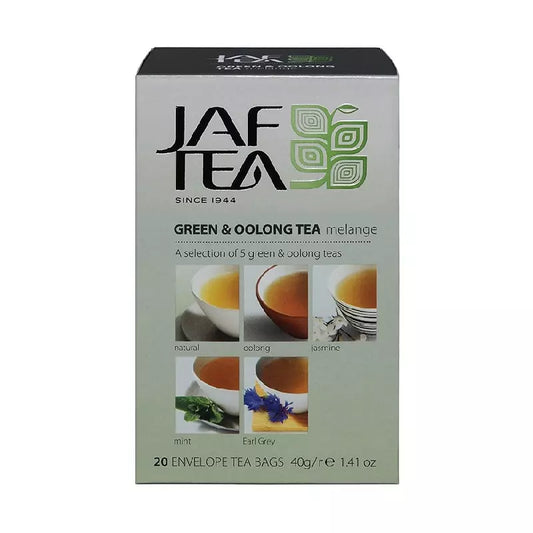 Te Verde &amp; Oolong surtido 20 bolsitas – Jaftea