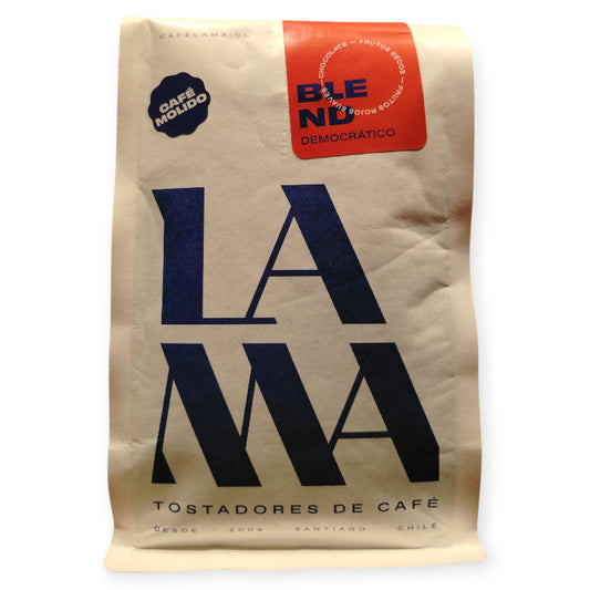 Café de grano Blend Centro América Lavado Natural Democrático 250 gramos