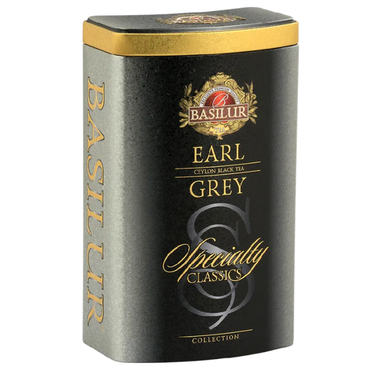 Lata con té negro y bergamota Earl Grey 100 gramos de té en hoja