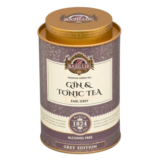 Té con sabor Gin Tonic Earl Grey lata 25 pirámides - Basilur