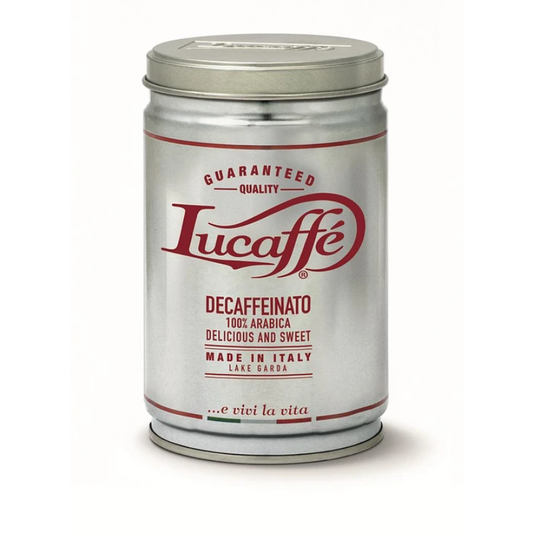 Lata con café molido Italiano Descafeinado 250 gramos