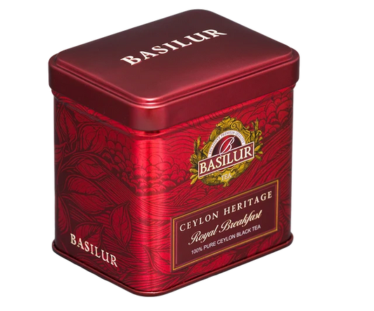 Lata Royal Breakfast con té negro puro 50 gramos de té en hoja