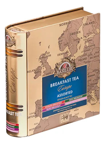 Libro té clásicos surtido Europa Breakfast Tea 32 bolsitas - Basilur