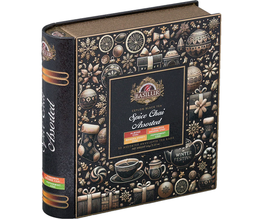 Libro de té negros surtidos Spice Chai 32 bolsitas