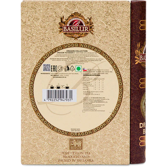 Libro té negro Dragon vol.2 100 gramos - Basilur