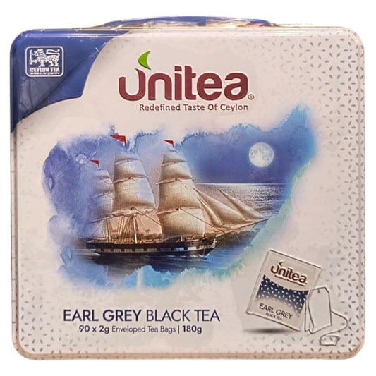 Té negro Earl Grey lonchera 90 bolsitas - Unitea