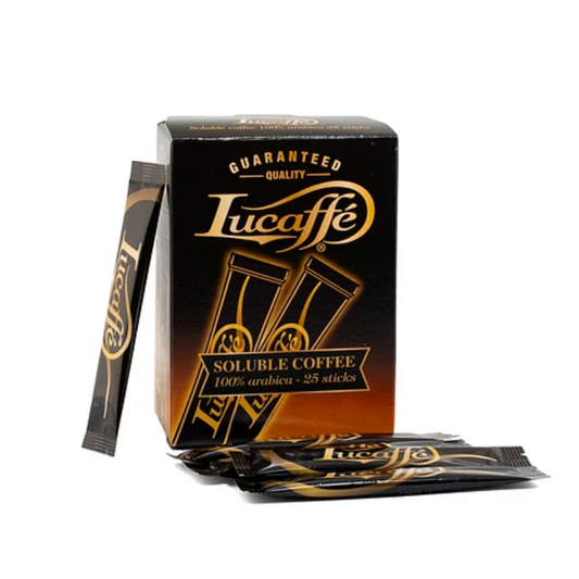 Caja con café instantáneo Soluble coffee 25 sachet