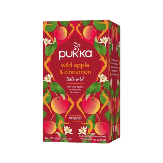 Infusión herbal orgánica Wild apple & cinnamon 20 bolsitas