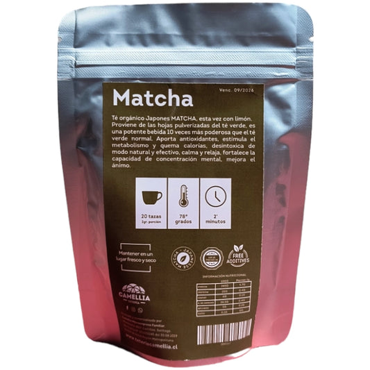 Matcha en polvo 50gramos – Camellia Tetería
