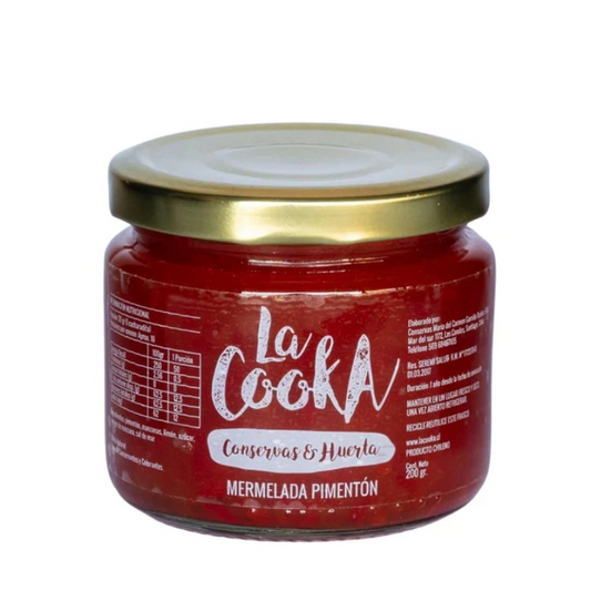 Mermelada de Pimentón 200 gramos - La Cooka