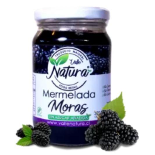 Mermelada de Mora sin azúcar 370 gramos en frasco