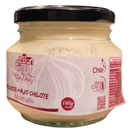 Mousse de ajo chilote ahumado - Chiloe Gourmet