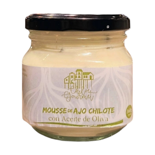 Mousse de ajo chilote oliva - Chiloe gourmet