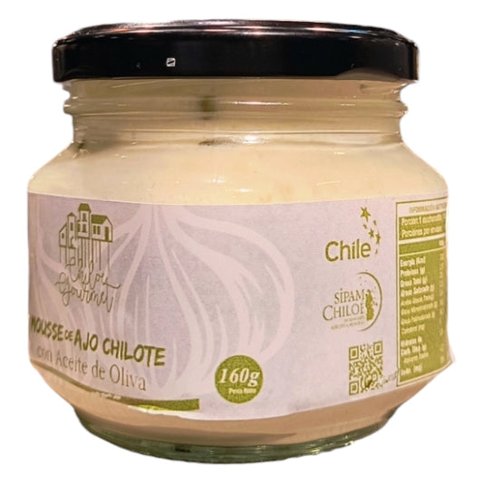 Mousse de ajo chilote oliva - Chiloe gourmet