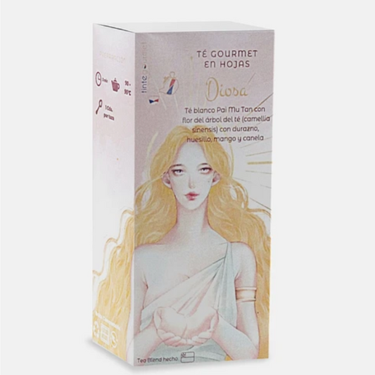 Té blanco con sabor Mujer Diosa 40 gramos de té en hoja