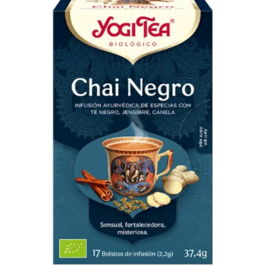 Té negro Chai orgánico Black chai 17 bolsitas